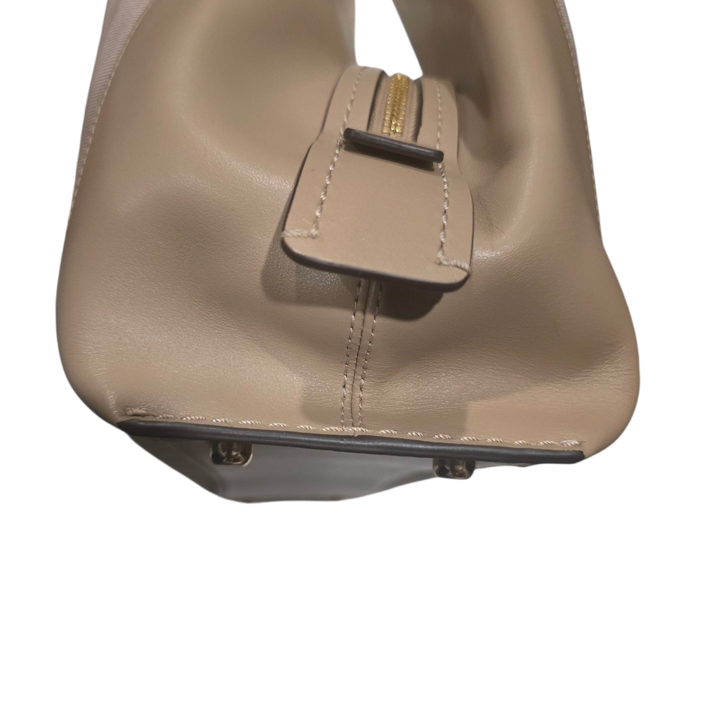 Coach C9078 Dalton 31 With Coach Badge Taupe Jacquard & Leather Shoulder Bag NWT - Picture 11 of 16